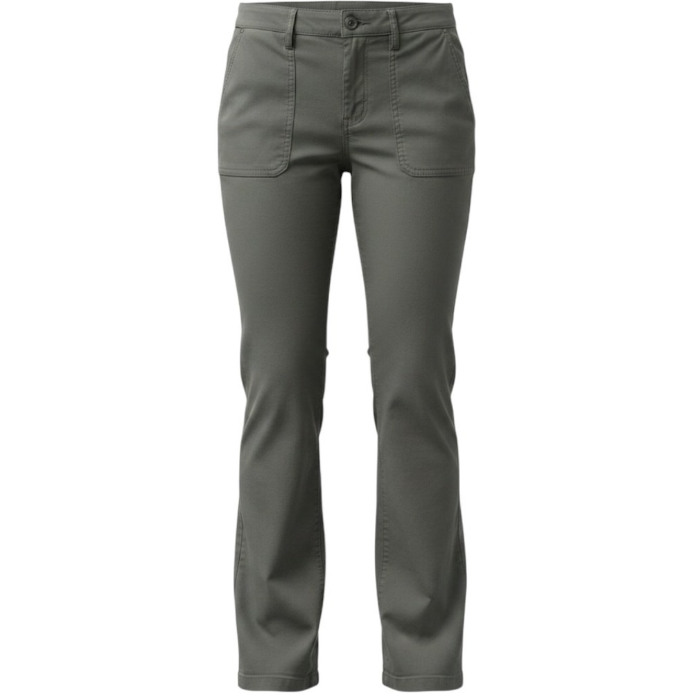 Banana Republic Ryan Fit Pants Womens 4 Charcoal Grey Straight Leg Patch Pocket
